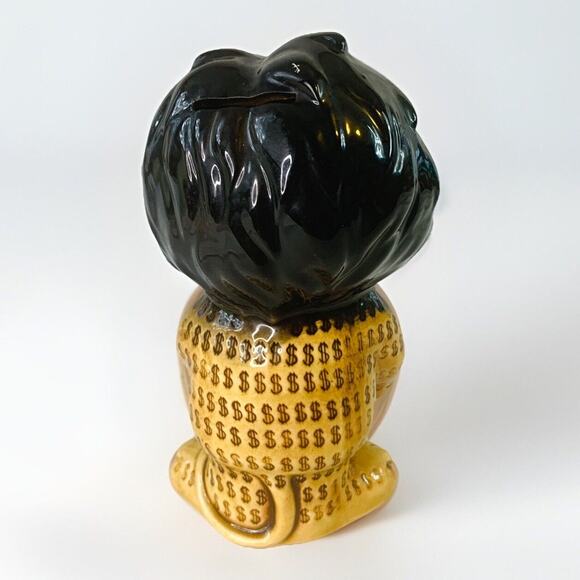 Vtg Lefton Bank Hubert Lion w/ Glasses Anthropomorphic H13384 Japan 7.25" - Picture 3 of 6